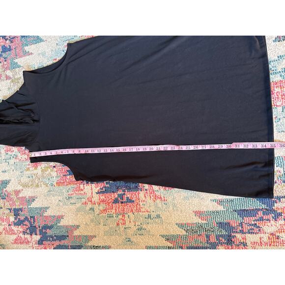 Eileen Fisher Cotton Jersey Hooded Dress - Picture 6 of 6